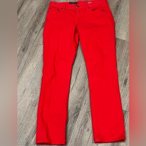 EUC Women’s J. Crew 29 Regular MATCHSTICK Light Red Staple Jeans Denim Pants - Picture 5 of 8